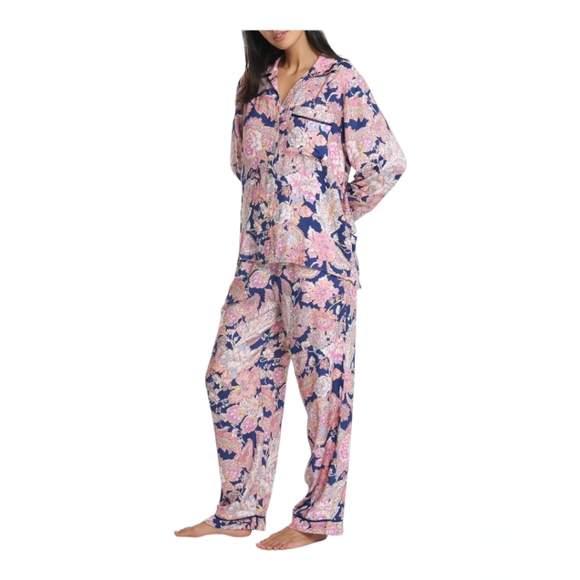 Papinelle Ella Cozy Woven Pajama Set Small EUC - Picture 3 of 10